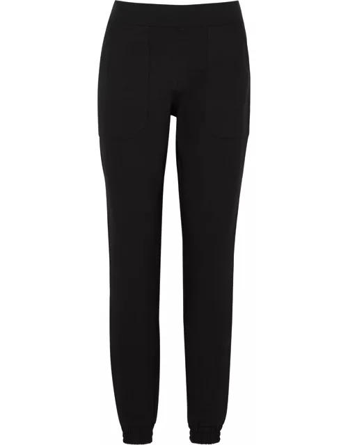 Spanx The Perfect Pant Black Stretch-jersey Sweatpants