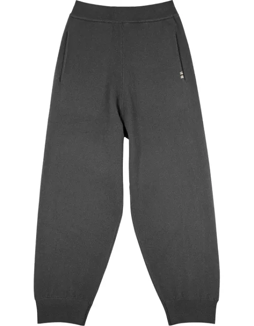 Extreme Cashmere N°197 Rudolf Grey Cashmere-blend Sweatpants - One
