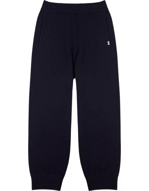 Extreme Cashmere N°197 Rudolf Navy Cashmere-blend Sweatpants - One
