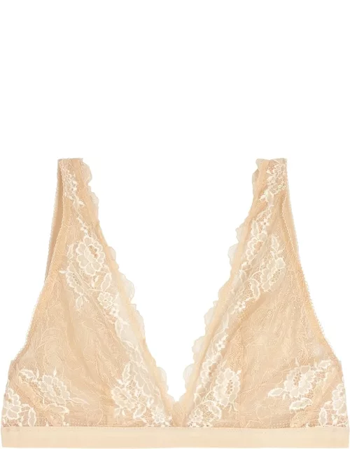 Wacoal Lace Perfection Sand Soft-cup Bra - Beige