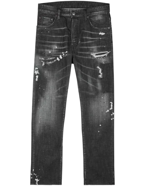 DSQUARED2 Skater Distressed Skinny Jeans - Grey - 48 (IT48 / M)