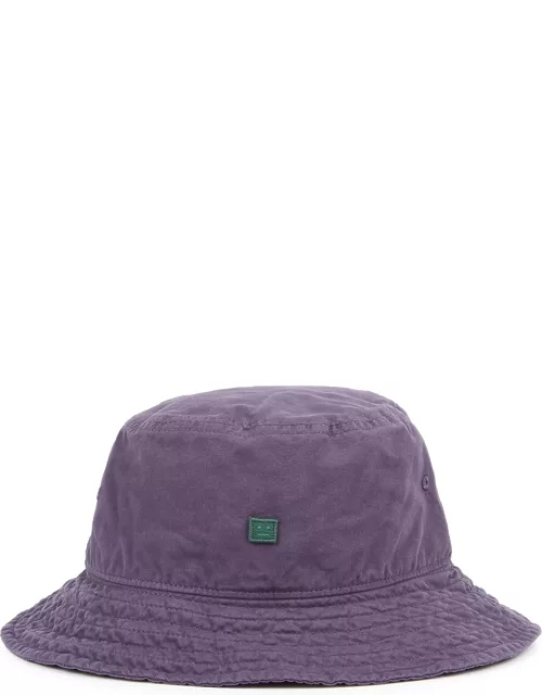 Acne Studios Buko Purple Cotton Bucket Hat