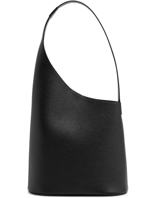Aesther Ekme Demi Lune Grained Leather Tote - Black