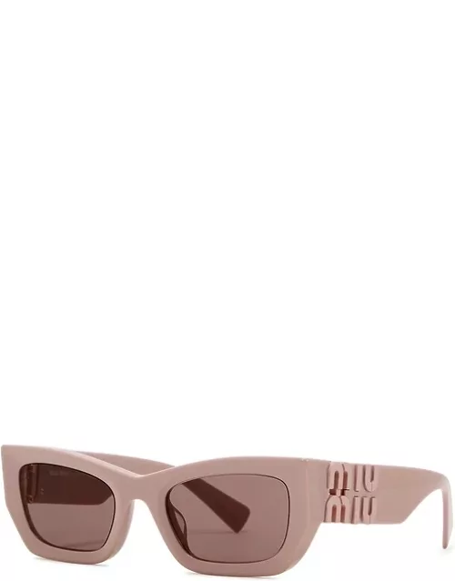 Miu Miu Cat-eye Sunglasses - Pink
