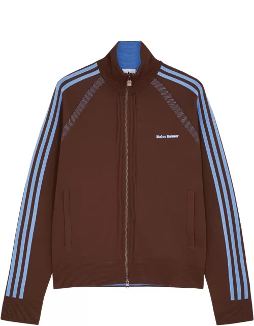 Adidas X Wales Bonner X Wales Bonner Logo-embroidered Knitted Track Jacket - Brown - L (UK14 / L)