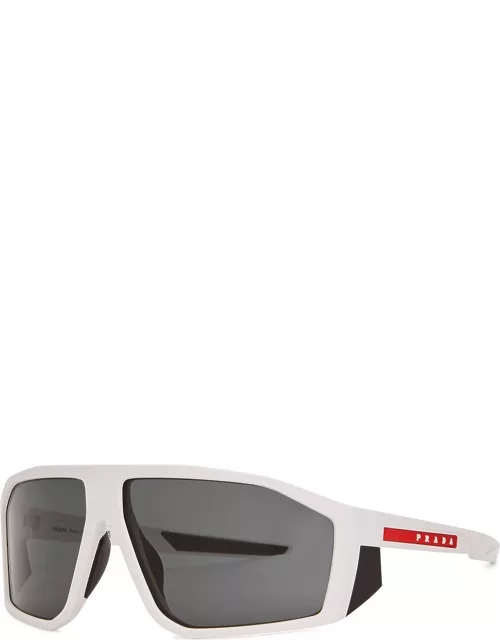 Prada Linea Rossa Sporty White Sunglasse
