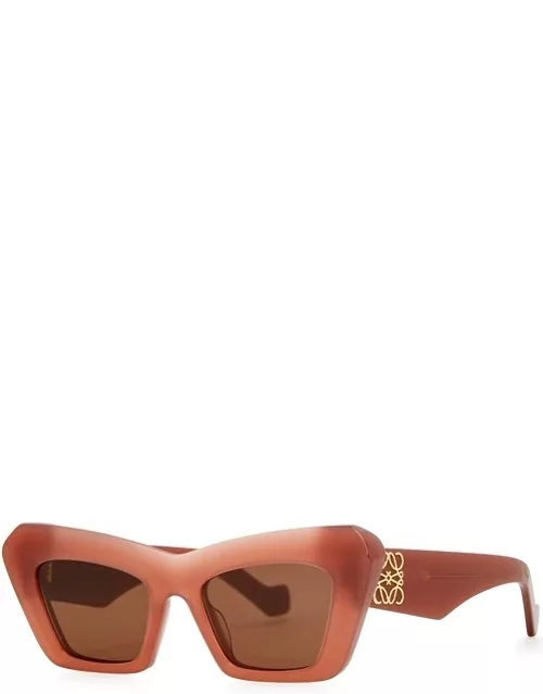 Loewe Brown Cat-eye Sunglasse