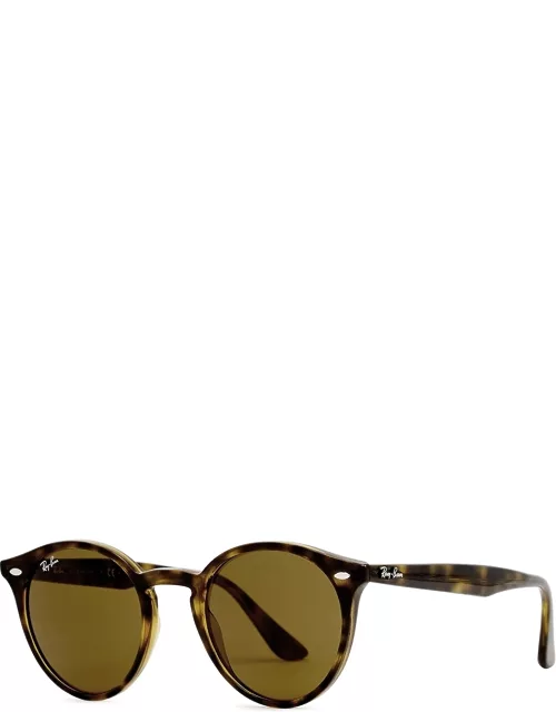 Ray-Ban Tortoiseshell Round-frame Sunglasses - Brown
