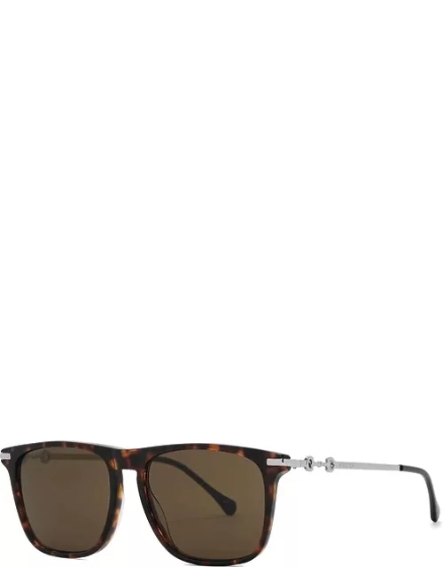 Gucci Tortoiseshell Wayfarer-style Sunglasses - Brown
