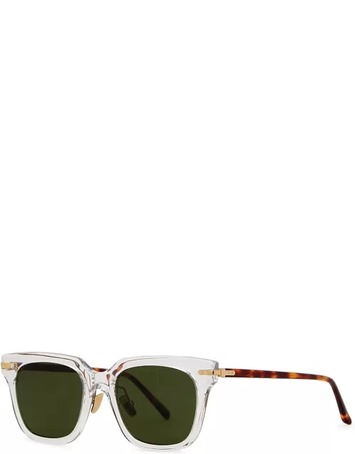Linda Farrow Luxe Empire Wayfarer-style Sunglasses - Green