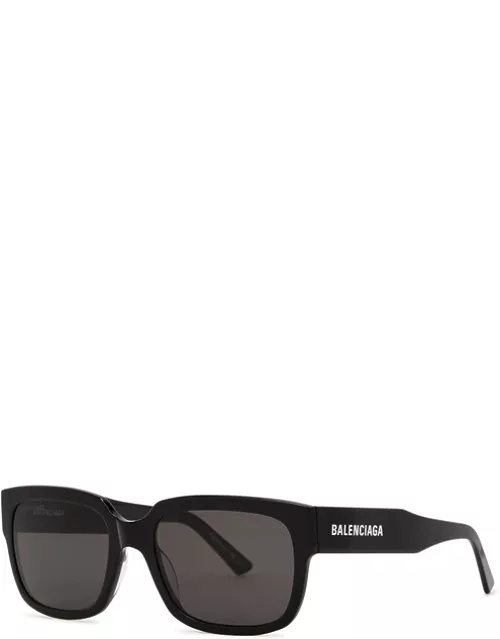 Balenciaga Black Square-frame Sunglasse