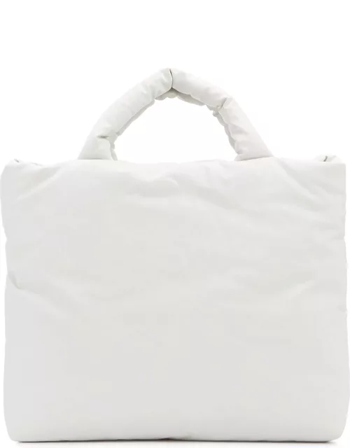 Kassl Editions Oil Small White Padded Coated Tote