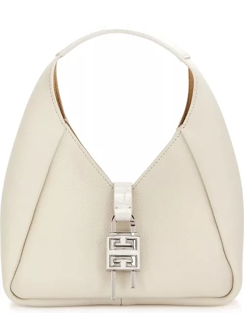 Givenchy G-Hobo Mini Leather Top Handle Bag - Ivory