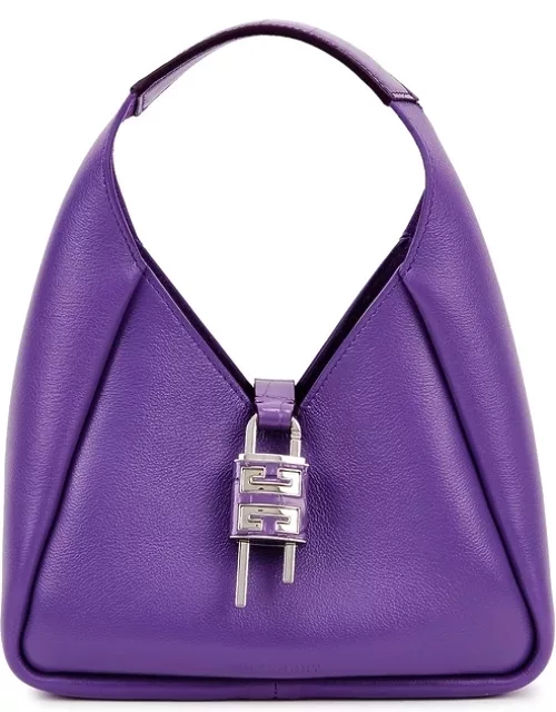 Givenchy G-Hobo Mini Leather Top Handle Bag - Purple