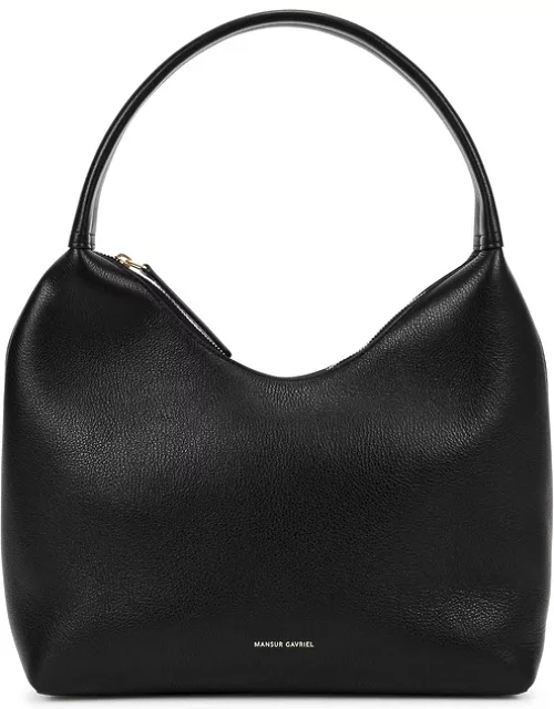 Mansur Gavriel Soft Candy Black Leather Top Handle Bag
