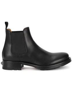 Valentino Valentino Garavani Roman Stud Leather Chelsea Boots - Black