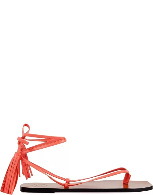 ATP Atelier Tortona Coral Leather Thong Sandals