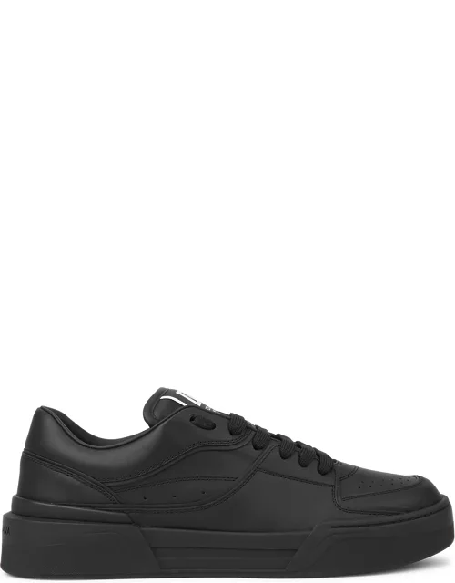 Dolce & Gabbana New Roma Black Leather Sneakers