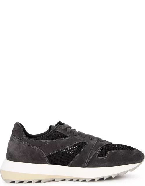 Fear Of God Black Panelled Mesh Sneakers