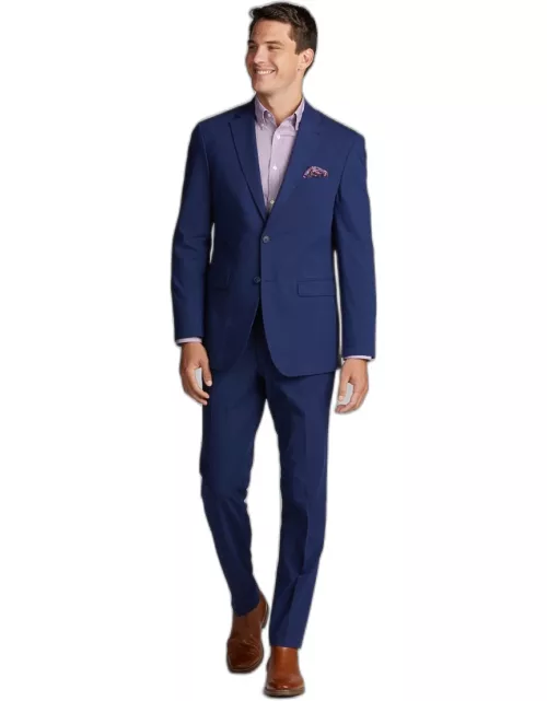JoS. A. Bank Men's 1905 Navy Collection Tailored Fit Suit Separates Coat, Bright Blue, 40 Long