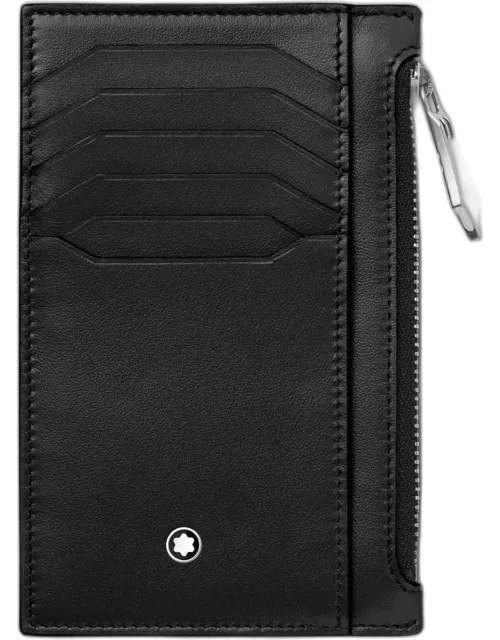 Men's Meisterstück Pocket Holder Leather Zip Card Holder