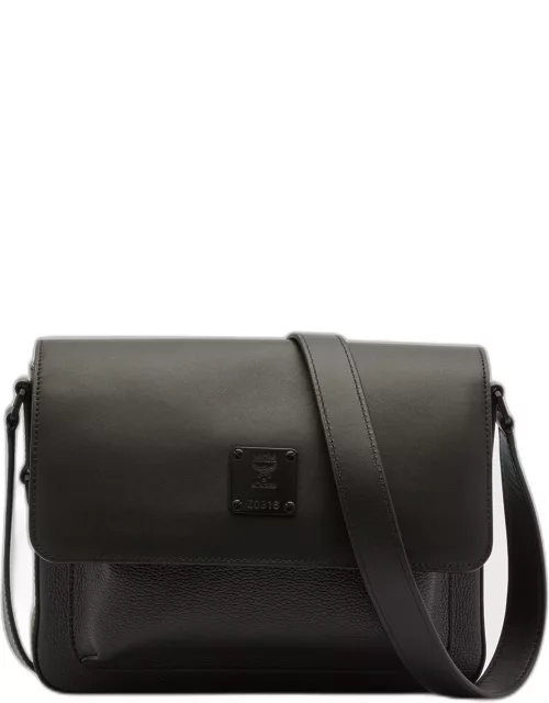 Men's Klassik Small Leather Messenger Bag