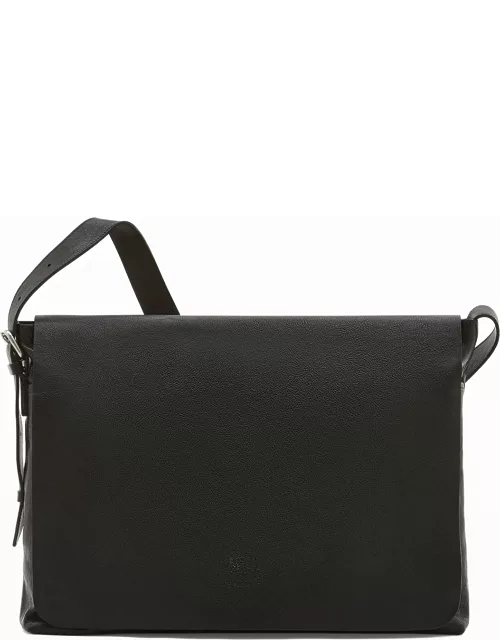 Men's Brolio Leather Messenger Bag