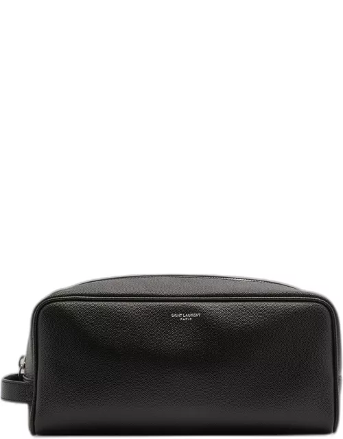 Men's Leather Toiletry Bag