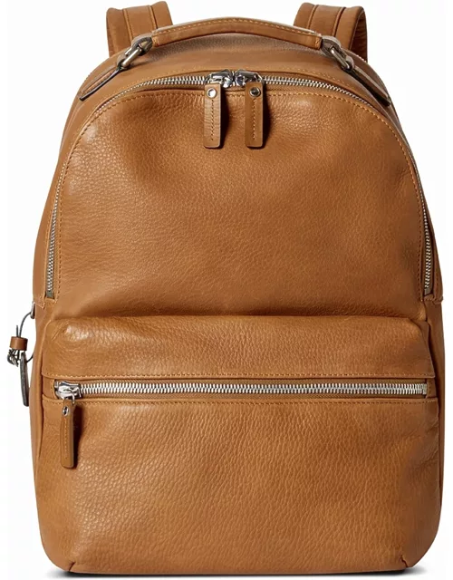 Men's Runwell Grained Leather Backpack