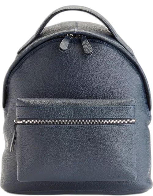 Personalized Leather Travel Backpack