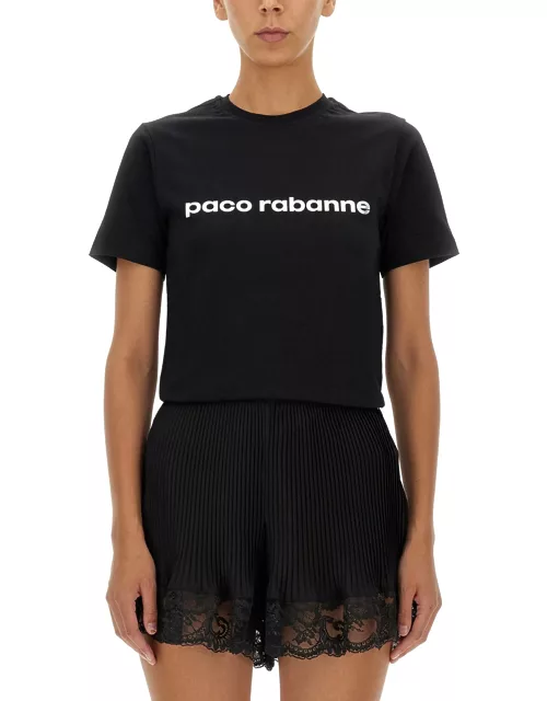 paco rabanne logo print t-shirt