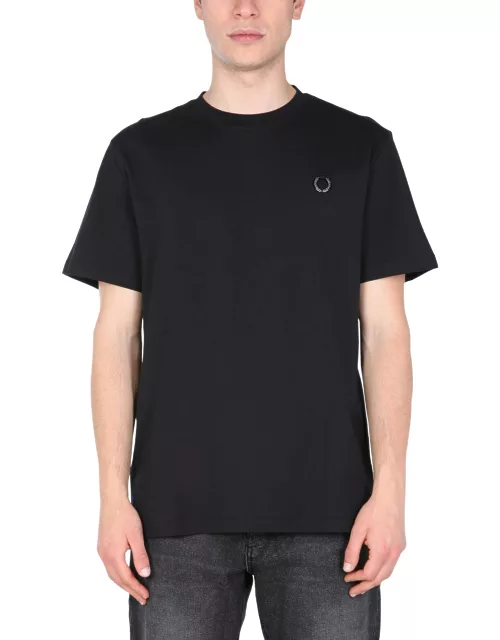 fred perry x raf simons crew neck t-shirt