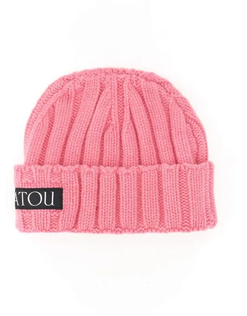 patou hat with logo labe