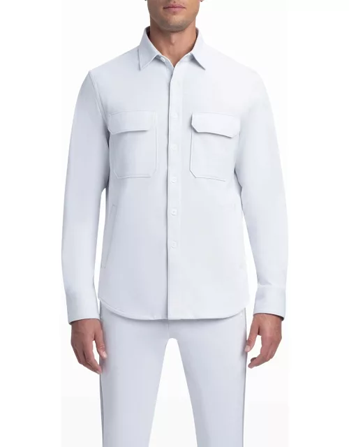 Men's Comfort Cotton Shirt Jacket