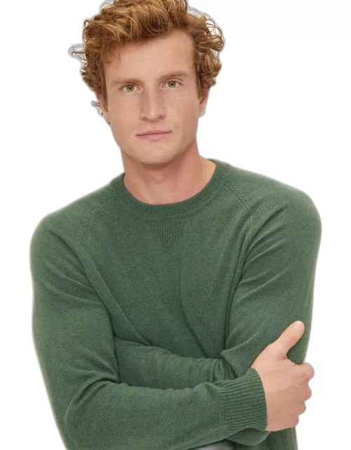 Derek Rose Men's Sweater Finley Cashmere Green