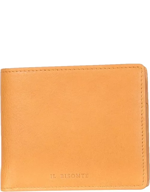 il bisonte leather bifold wallet