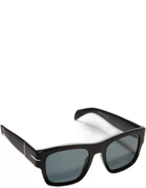 Men's Square Acetate Sunglasse