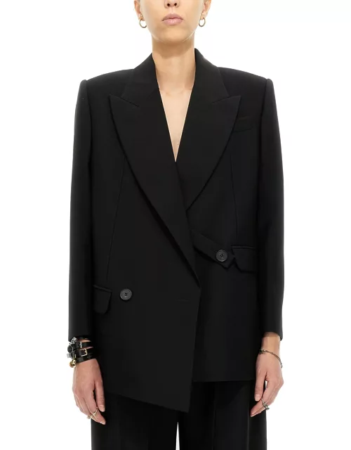 alexander mcqueen structured double-breasted jacket