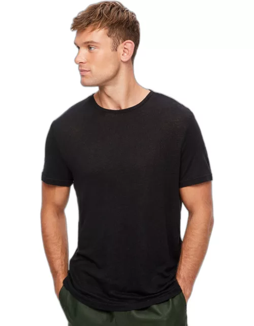 Derek Rose Men's T-Shirt Jordan Linen Black