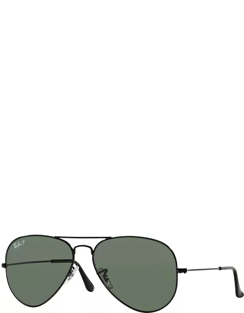 Metal Polarized Aviator Sunglasse
