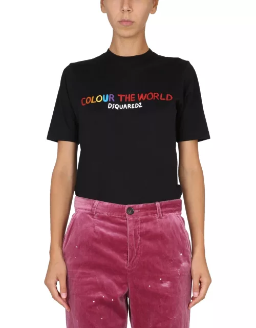 dsquared t-shirt with logo