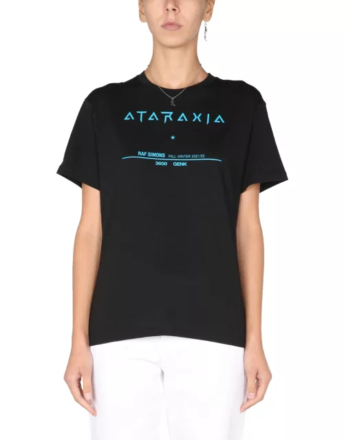 raf simons "ataraxia" t-shirt
