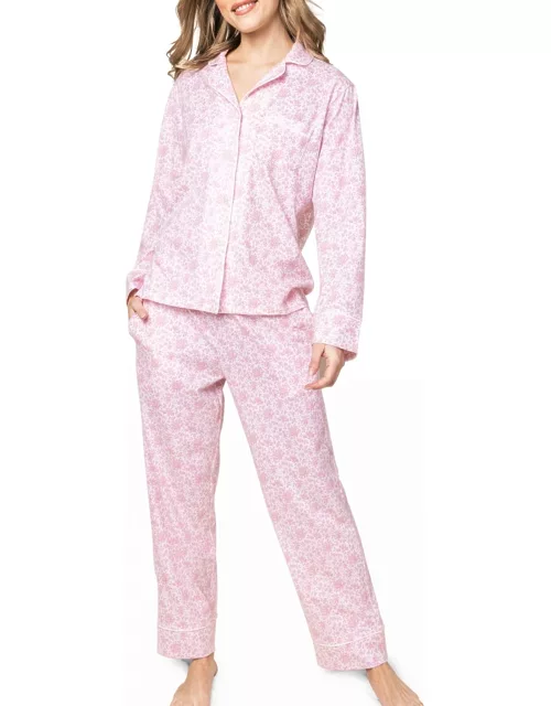 Printed Pima Cotton Pajama Set