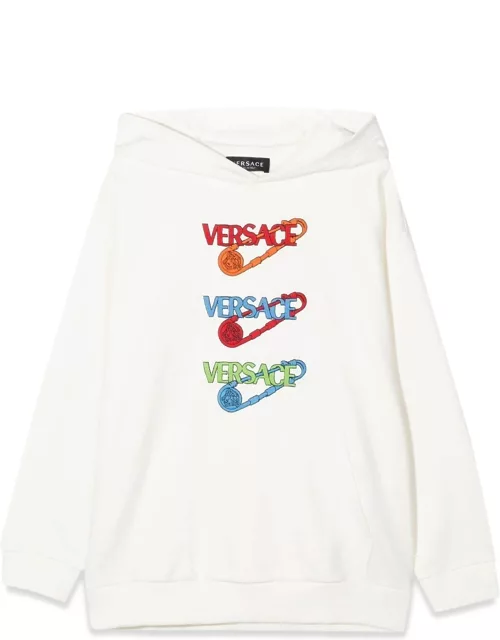versace pins hoodie