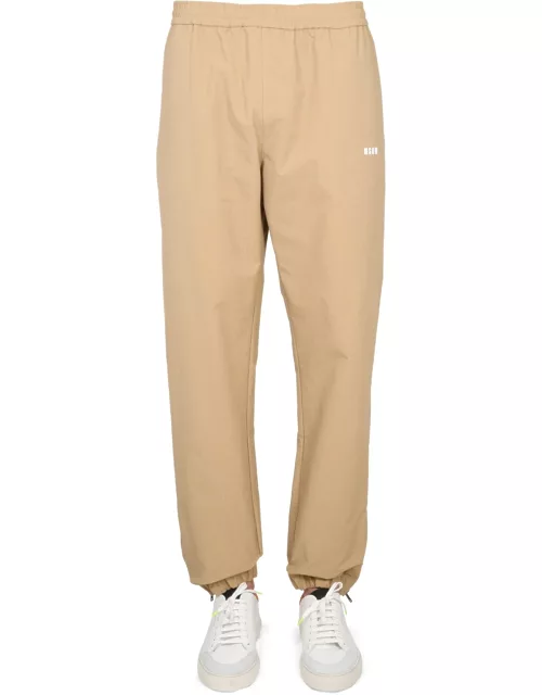 msgm pants with logo