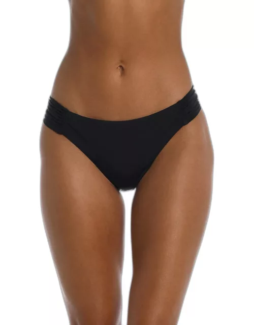 Gypset Shirred-Side Bikini Bottom