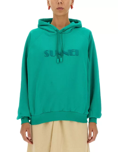 sunnei sweatshirt with logo
