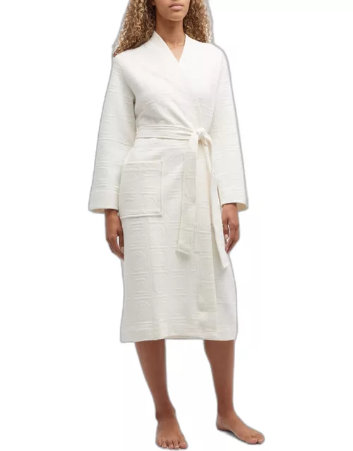 Quilted Infinity Jacquard Robe