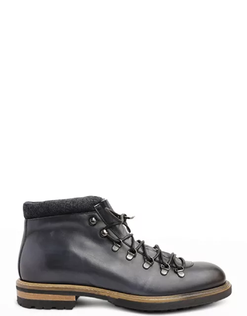 Men's Andez Leather Lace-Up Ankle Boot