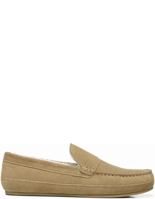 Men's Gibson Shearling-Lined Leather Moccasin Slipper